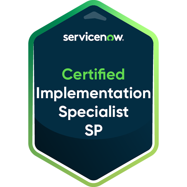 ServiceNow Certified Implementation Specialist — Service Provider